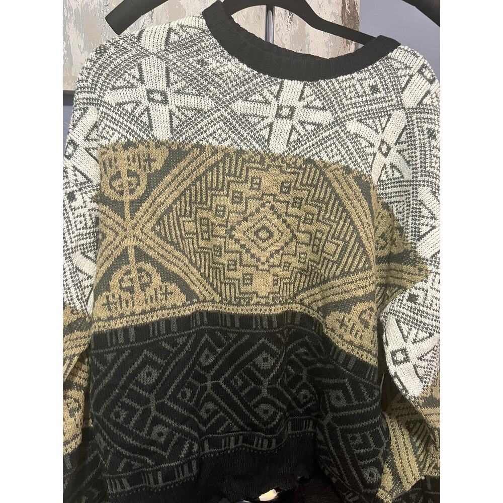 Vintage 90's J. Todd | Mens Knit Cozy Cosby Style Sweater | Size Large